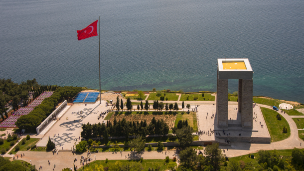 Canakkale, Turquia - 16 De Junho De 2019: Cavalo De Troia Foto