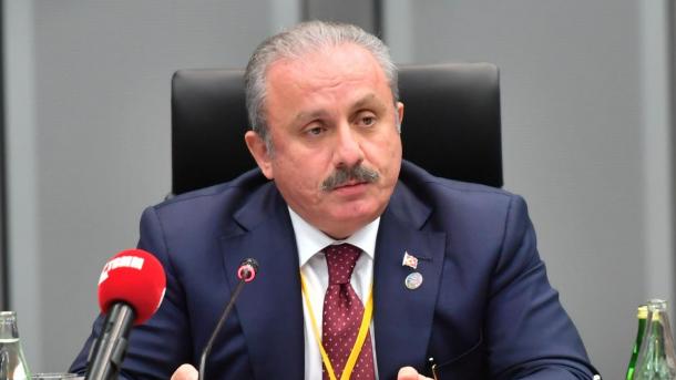 シェントプ・トルコ大国民議会議長　「国際組織は世界平和の確立という目的を達成するには非常に程遠い」