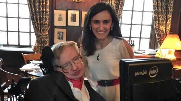Shkencëtarja turke, pajisje për gjeniun e gjallë, Stephen Hawking