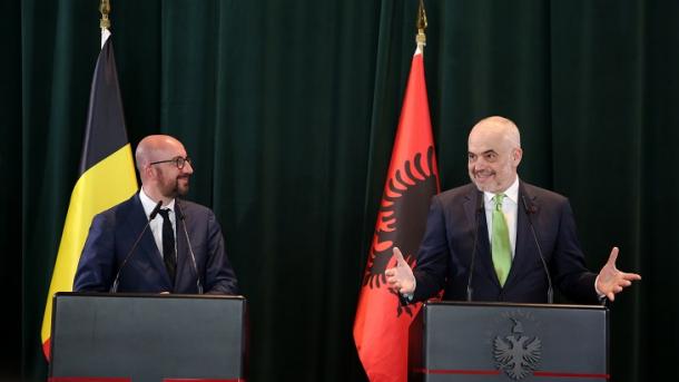 Rezultate imazhesh për rama charles michel tirane