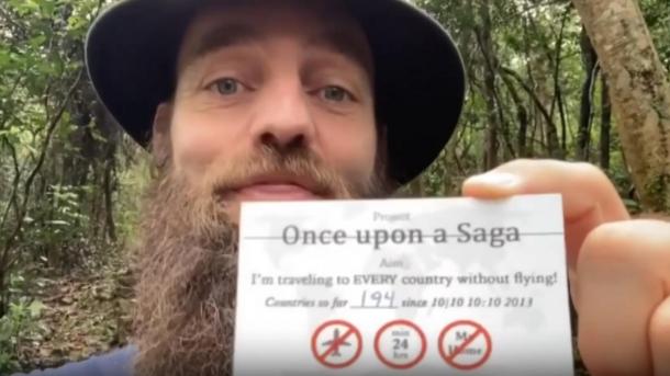 El viajero danés viajó a todos los países del mundo en 10 años sin subirse a un avión
