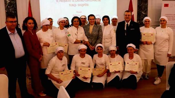 Në Tiranë u zhvillua ceremonia e përfundimit të projektit "Gastro-Diplomacia Turqi-Shqipëri
