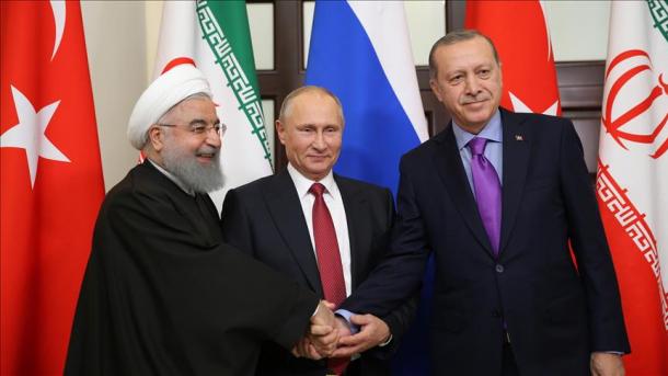 Путин заявил, что благодаря Ирану и Турции удалось предотвратить распад Сирии