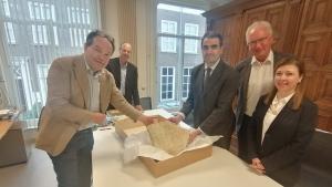 Devuelven a Türkiye una pieza antigua de piedra que se encontraba en un museo en Países Bajos