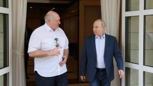 Putin Bilen Lukaşenko Soçide Duşuşdy