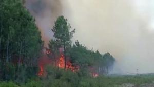 Los incendios forestales se extienden por el suroeste de Francia