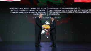 Президент Ердоған Малайзия королімен Анкарада бас қосты