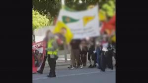 Protestul susținătorilor PKK în Suedia