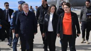 Presidenta de Hungría visita la zona golpeada por el doble terremoto del 6 de febrero