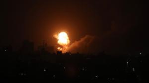 حمله هوایی اسرائیل به حماس