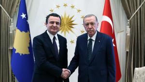 Il presidente Erdogan riceve il primo ministro del Kosovo Albin Kurti