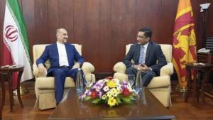 دیدار وزیر خارجه ایران با وزیر خارجه سریلانکا