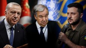 Ukrajnában tartozkodik a török államfő