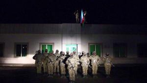 آذری فوج نے لاچین میں اپنا پرچم لہرا دیا