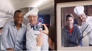 Drogba y Messi lucen en la película publicitaria de THY