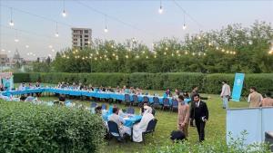 بنیاد معارف تورکیه درولایت بلخ افغانستان ضیافت افطاری ترتیب داد