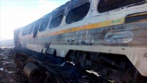 ایران میں مسافر ٹرین کو حادثہ، کم ازکم 17 افراد جان بحق