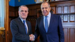 آذربائیجان کے وزیر خارجہ جیہون بائراموف اور روسی وزیر خارجہ سرگئی لاوروف کا ٹیلی فونک رابطہ