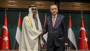 Ердоган разговаря по телефона с президента на ОАЕ Ал Нахаян