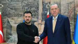 erdoghan ukraina pirézidénti wiladimir zélénskiy bilen körüshti