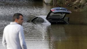 La capitale della Francia, Parigi viene colpita da forti piogge e temporali