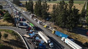 Huelga de camioneros en Chile