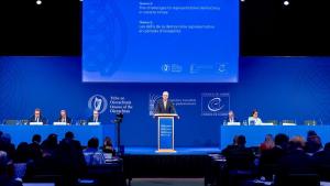 Numan Kurtulmuș a participat la Conferința Europeană a președinților de parlamente
