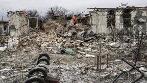 حملات راکتی وطیاره ای بدون سرنشین روسیه به دو روستا در اوکراین