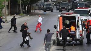 زخمی شدن دو فلسطینی در حمله نظامیان اسرائیل به کرانه باختری