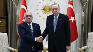 Prezident Erdogan, Azerbaýjanyň Premýer-ministrini Kabul Etdi