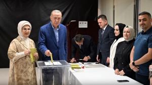 土耳其总统选举第二轮投票埃尔多安领先