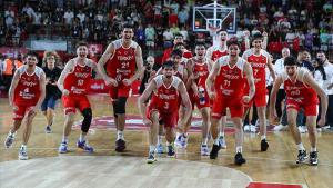 Echipa națională de baschet masculin își continuă pregătirile pentru Campionatul European