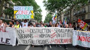 اعتصاب گسترده کارمندان راه آهن فرانسه