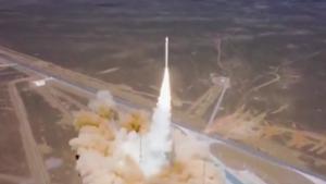 中国谷神星一号运载三火箭发射三颗卫星