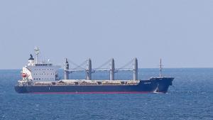 El barco Navistar con 33.000 toneladas de maíz atraca en el norte de Estambul