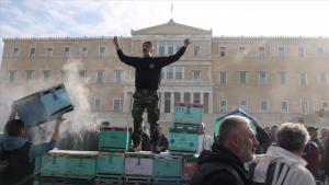 Гръцките пчелари проведоха демонстрация пред парламента