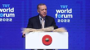 İlbaşı Ärdoğan “TRT World Forum”da çığış yasadı
