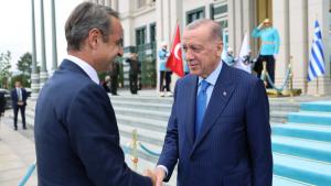 Conferência de imprensa conjunta Erdogan-Mitsotakis