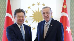 A Gazprom elnöke a török államfő vendége volt