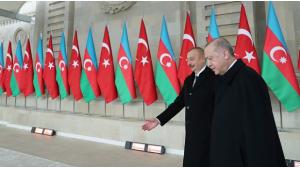 ولسمشر اردوغان د اذربایجان په پلازمینه باکو کې د ستر بري د لمانځنې په مراسمو کې ګډون وکړ
