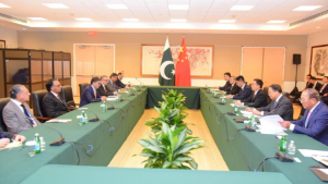 وزیراعظم انوار الحق کاکڑ سے چین کے نائب صدر ہان ژینگ کی ملاقات