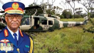 Accident de elicopter în Kenya: șeful Statului Major și 10 militari au murit
