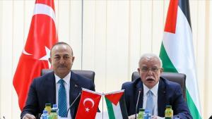 وزرای امور خارجه ترکیه و فلسطین دیدار کردند