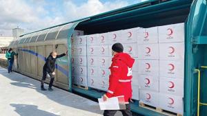 ارسال کمک‌های انسانی "قطار نیکوکاری" تورکیه به افغانستان