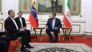 دیدار وزیر امور خارجه ایران با رئیس جمهور ونزوئلا