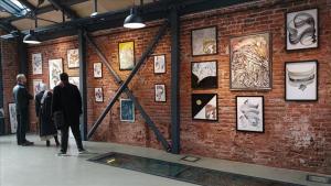 افتتاح نمایشگاه آثار خطاطی هنرمند ایرانی در استانبول