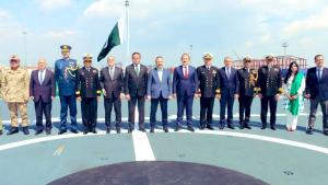 پاکستان نیول شپ  معاون،  مرسین میں  یومِ پاکستان کی تقریب کا اہتمام