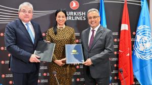 ترکش ایئر لائنزاوراقوام متحدہ، ورلڈ ٹورازم آرگنائزیشن کے مفاہمت  کی یادداشت پردستخط