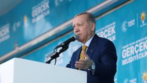 Prezident Erdogan Kütahýada halka ýüzlenip çykyş etdi