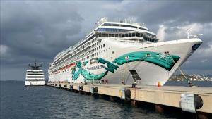 Bodruma kruiz gəmisi ilə 2459 turist gəlib